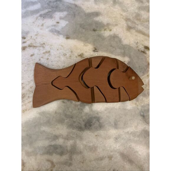 3D Jigsaw Fish Wooden Puzzle #fish #games #toys #jigsaw - Picture 2 of 5